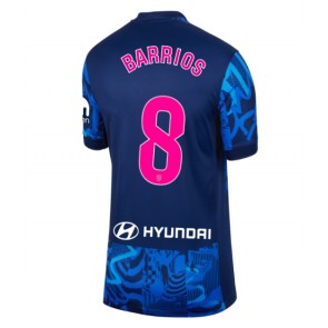 Atletico Madrid Pablo Barrios #8 Dámské Alternativní Dres 2024-25 Krátký Rukáv